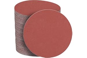 STEBRUAM 50Pz Dischi Abrasivi 150mm,Grana 800 Carta Vetrata Abrasiva no Fori per Levigatrice Orbitale