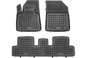 M MOTOS Tapis de voiture en caoutchouc pour Citroen C4 Picasso II 2013-2018 Améliorez votre confort de voyage avec le tapis antidérapant pour voiture - tapis de sol pour voiture tous temps, protection