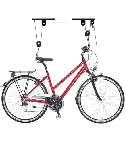 Prime] FISCHER Fahrrad-Deckenlift Plus mit Tragkraft bis 30 kg