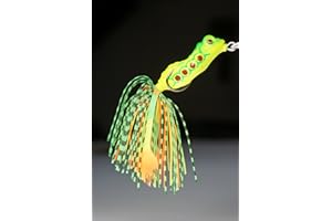 FISHIN ADDICT Frog top surface weed-less fishing lure MARDI GRAS FROG