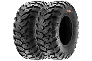 SunF A043 25x10-12 25x10x12 Sport-Performance XC ATV UTV Quad Reifen Gelände Radialreifen 6PR TL 63N E4, Satz von 2 Stück