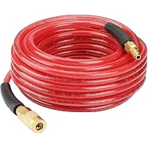 Yolass 1/4" X 100 Ft Polyurethane Air Compressor Hose - Blue, Flexible, With Swivel Coupler & Bend Limiter - View #8
