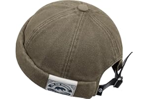 Clape Cappellino Senza Visiera Uomo Donna Cappello Portuale Berretto Commando Lavoro Cotone Docker cap Brimless Hat
