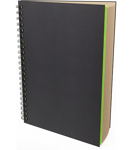 Artgecko Shady Sketchbook A3 Portrait 80 Pages 200gsm Carte Noire - Carnet De Croquis Relié