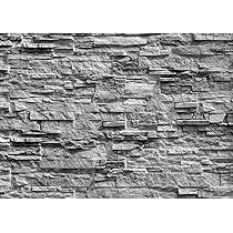 Runa Art Papel Tapiz Fotográfico Muro De Piedra Muro De Piedra 352 X 250 Cm Lana Fondo De Pantalla XXL Moderna Decoración De Pared Sala Cuarto Oficina Salón Marrón 9292011a