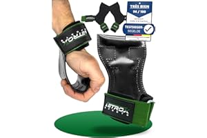 NETROX Power Grips pour Musculation - Sangles de tirage résistantes pour Fitness et Levage, idéales pour Sangle Poignet - Straps Homme, Accessoires de Sport, Sangle de Levage et Bandes Musculation