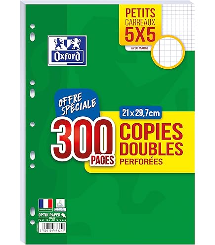 Set 2 Custodie Clairefontaine - 1000 Pagine Totali, A4, Carta 90g/m², Quadretti - Foto 4