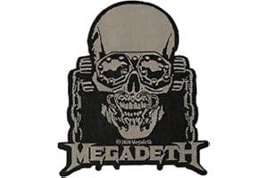 Megadeth Vic Rattlehead Cut Out Aufnäher Patch Gewebt & Lizenziert !!