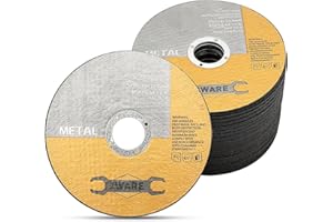 Supernic 50Pcs Cut Off Wheel 115mm x 1.2mm x 22.2mm Metal and Stainless Steel Cutting Discs Ultra -Thin Cutting Blade Disc for Angle Grinder