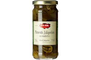ERIC BUR Piments Jalapeños en Rondelles 220 g - Lot de 6