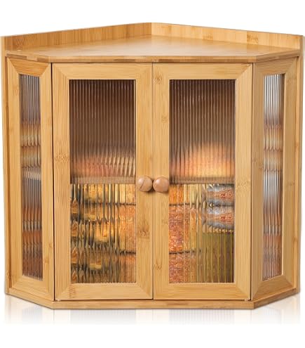 Extra Große Brotbox Im Bauernhaus-Stil Mit Holzdeckel – Vertikaler Brotkasten Für Die Küchenarbeitsplatte, Weiß
