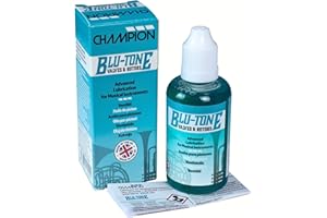 Champion Blu-Tone Premium Valve Oil – Fast-Acting Valve Lubricant for Trumpets, Cornets, Horns and all Brass Instruments – Long-Lasting, Clean-Running Performance – 50ml Bottle. Made in the UK.