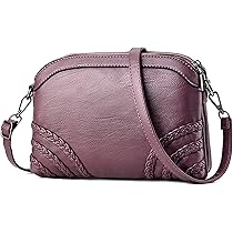 Portafoglio Tracolla Donna FORRICA In Vera Pelle - Borsa Pochette Elegante Con Portamonete, Colore Giallo