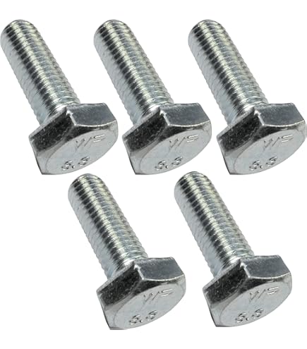 5 zeskant bouten M8 x 80 mm DIN 933 RVS 316 (A4