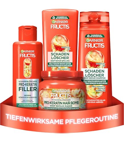 Masque Garnier Hair Food Pastèque - Repulpant Multi-usages Pour Cheveux Fins - 390ml