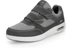 KWUKOTY Women's Adjustable Fit Diabetic Shoes Orthopedic Walking Sneakers | Plantar Fasciitis/Swollen Feet/Bunions | Wide Size 3.5-8.5