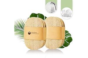 EMOZIONI QUOTIDIANE Set 5 pz Spugna Luffa ECOlogica 100% biodegradabile ricilcabile con umido durata maggiore rispetto a spugne sintetiche plastica, cucina, doccia per scrub corpo e animali