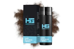 Hair Genetics Hair Fibres Dark Brown 50g for Hair Loss Cover Up Thinning Hair & Bald Spots- Fibres Dark Brown for Thick Hair- Hair Fibers for Men and Women for Hair Loss