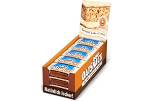 DAVINA EnergyOatSnack Karamell-Kokos-Creme (15x65g) | Kohlenhydrat Energieriegel mit Haferflocken für Sport & Freizeit | Langanhaltende Energie & leckerer Geschmack | Handgemacht & Veggie | Das Original