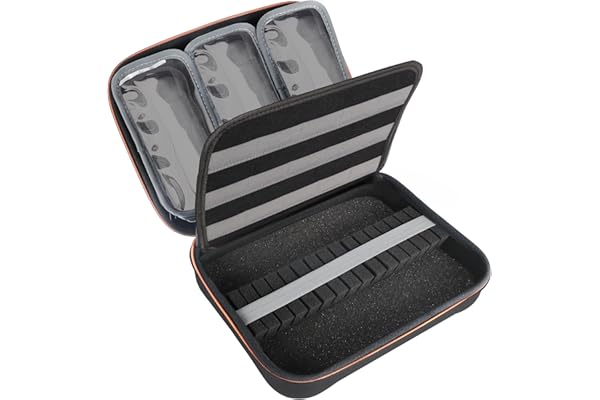 USA Gear Étui de Transport XL Semi-Rigide pour fléchettes (15), Pointes de fléchettes, tiges de fléchettes, ailettes de fléchettes et Autres Accessoires de fléchettes – Compatible avec Les fléchettes
