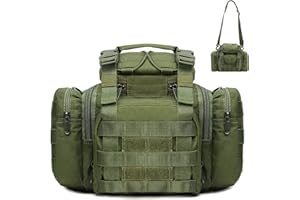 Aytop Bolsa de pesca, bolsa de pesca para aparejos de pesca y accesorios de pesca, bolsas de aparejos portátiles con cinturón y correa para el hombro, bolsa de transporte de pesca al aire libre, bolsa