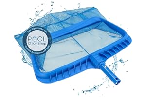 Duraol Bodenkescher mit verstärkter Aufnahme I Bodenkescher Pool für Teleskopstange I Kescher für Pool/Planschbecken & Whirlpool I Poolkescher feinmaschig & stabil I Schwimmbad Zubehör