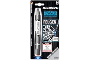 ‎BLUFIXX BLUFIXX Smart-Repair Spezial Set (KFZ Felgen) MGS Silber DE