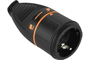 Electraline 71935 Gniazdko, Czarny, ‎9 x 4 x 4 cm; 290 g