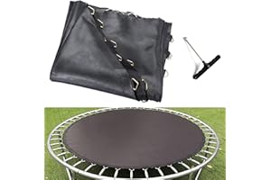 UVCMDUI Alfombrilla de Cama Elástica, Lona de Salto de Reemplazo para Trampolín con Diametro de 183 244 305 366 396 427 cm, Rebote, Resistente al Agua