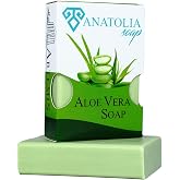 Anatolia Soap 1978 Aloe Vera Sabunu, Cildinize Doğal Bir Dokunuş, Nem ve Rahatlama Sunar, Kuru ve Hassas Ciltler İ&ccedil;in İdeal &Ccedil;