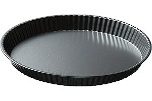 DAJAR AMBITION forma do tarty, quiche, 30 cm, okrągła forma do pieczenia, stal węglowa, powłoka zapobiegająca przywieraniu