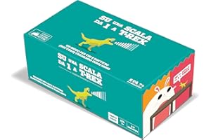 Asmodee - Su una Scala da Uno a T-Rex - Gioco di Carte, Party Game dai Creatori di Exploding Kittens, 2-8 Giocatori, 14+ Anni, Edizione in Italiano