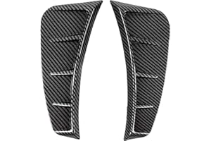 ENTATIAL Copertura della Presa d'Aria Laterale, Decorazione in Stile Fibra di Carbonio Anteriore Esterna Universale Paraurti in plastica ABS Prese d'Aria Laterali per Auto