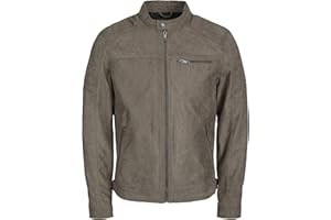Kurtka mêska JACK & JONES Kurtka ze skóry sztucznej Biker Blouson Bomberjacke JJEROCKY Design Coat Kurtka wiosenna