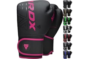 RDX Enfants Gants de Boxe pour Muay Thaï et Entraînement, Junior Kara Gants en Maya Hide Cuir pour Kickboxing, Sacs de Frappe, Sparring, Vitesse Ball, Arts Martiaux et Pattes d'ours, Boxing Gloves