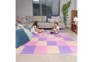 MioTetto Tappeto Gioco Bambini Certificato e Sicuro - Tappeto Gioco Neonato Facile da Pulire e da montare - Tappeto Bambini Decorativo e Elegante - Tappeto Puzzle Bambini per lo sviluppo dei bambini
