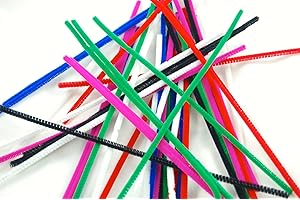 ANYCRAFT-UK 48 Pipe Cleaners/Chenille Craft Sticks, 12"/30cm long, Mixed Colours