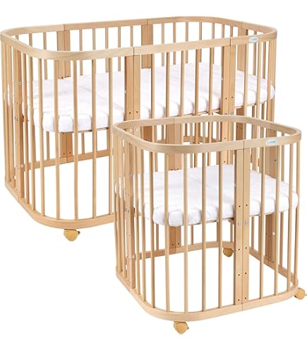 Modern kinderbed, eenvoudig jeugdbed massief beukenhout 118, incl