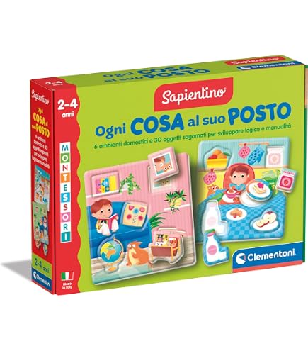 Clementoni Sapientino Cubo Attività 3 Anni, Gioco Educativo Ecologico, Oltre 10 Giochi Con Numeri E Lettere