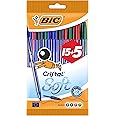 Bic Penne A Sfera Cristal Soft, Fornitura Per Cancelleria Scuola E Ufficio, Multicolore, ‎20 Unità (Confezione da 1)