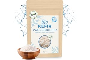 ‎CURLY SUPERFOOD Curly Superfood Wasserkefir Kristalle Bio 30g inkl. Erfolgsgarantie & Anleitung - Besonders einfach frischen Wasserkefir herstellen (unendlich viel) - Frische Kefir Kristalle
