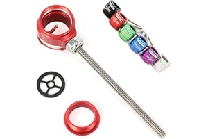 SHARROW Tir à l'arc Arc Recourbé Visière Scope Bow Sight Pin Visée Viseur à Arc Classique Portée 0.019" Fibre pour Le Tir sur Cible