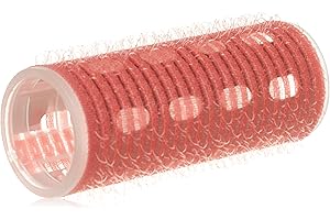 Fripac-Medis - Thermo Magic Rollers - Bigoudis - Rose - Diamètre : 24 mm - Lot de 12