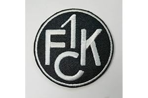 JINGTONGDA 2stk FC Kaiserslautern schwarz Aufnäher Patch Football Fussball Soccer Club Iron on bügelbild aufbügler Badge