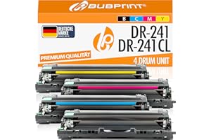 ‎BUBPRINT Bubprint 4 Bildtrommel kompatibel als Ersatz für Brother DR-241 DR-241CL BK für MFC-9130CW MFC-9140CDN MFC-9330CDW MFC-9332CDW MFC-9340CDW HL-3140CDW HL-3170CDW