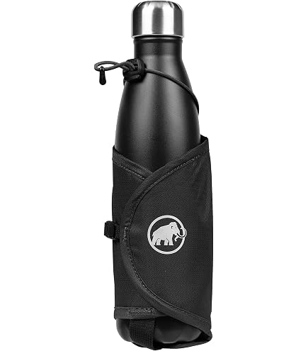 Porte-bouteille Isolé Deuter – Compatible Gourdes 74 Mm, Fixation Sur Sangle – Noir, Taille Unique
