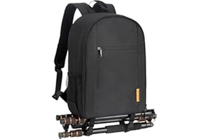 TARION Plecak na aparat fotograficzny, mały plecak na aparat fotograficzny, kompaktowy plecak na aparat fotograficzny, lekki plecak na lustrzankę z wodoszczelną ochroną przed deszczem do lustrzanek