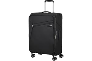 Samsonite Litebeam - Spinner M, Erweiterbar Koffer, 66 cm, 67/73 L, Schwarz (Black)