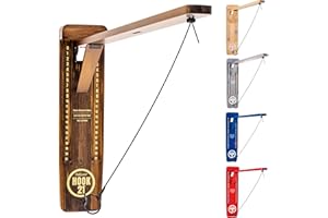 GoSports Hook 21 Wandhalterung Ring Swing Spiel - Spielen Sie drinnen oder draußen mit klappbarem Arm