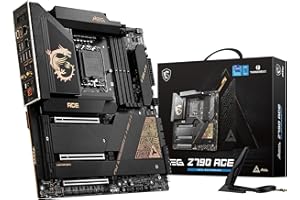 MSI MEG Z790 ACE Scheda madre, E-ATX Supporta processori Intel Core di 12a e 13a generazione, LGA 1700 -105A SPS VRM, DDR5 7800+MHz/OC, PCIe 5.0 e 4.0 x16, M.2 Gen5, Thunderbolt 4